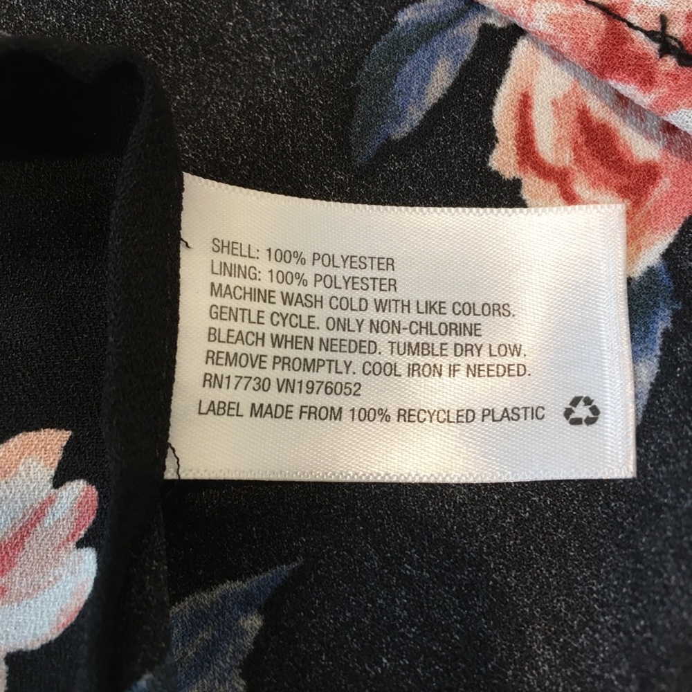 Xhilaration Black Floral Maxi Jumpsuit, Sz XS / S - Picture 9 of 16